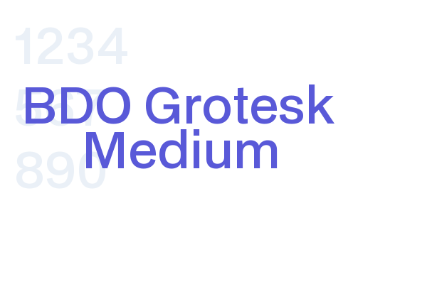 BDO Grotesk Medium