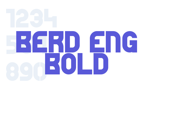 BERD ENG BOLD