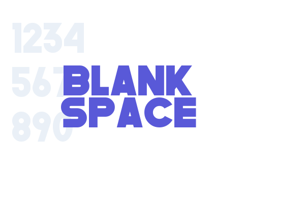 BLANK SPACE