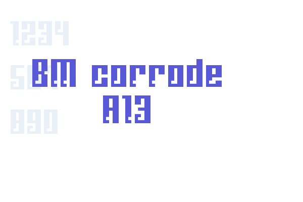 BM corrode A13