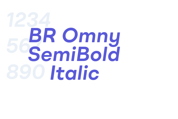 BR Omny SemiBold Italic