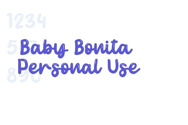 Baby Bonita – Personal Use