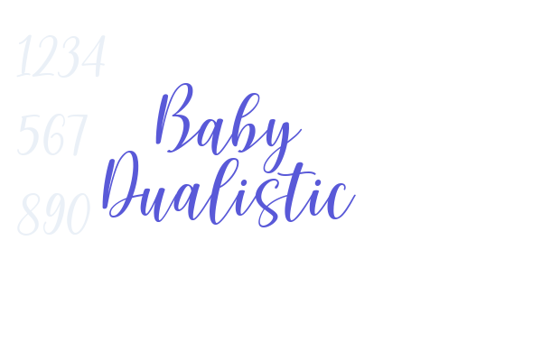 Baby Dualistic font download