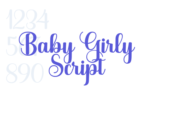 Baby Girly Script