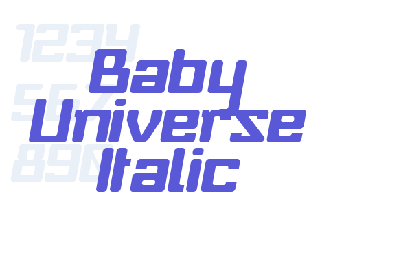 Baby Universe Italic