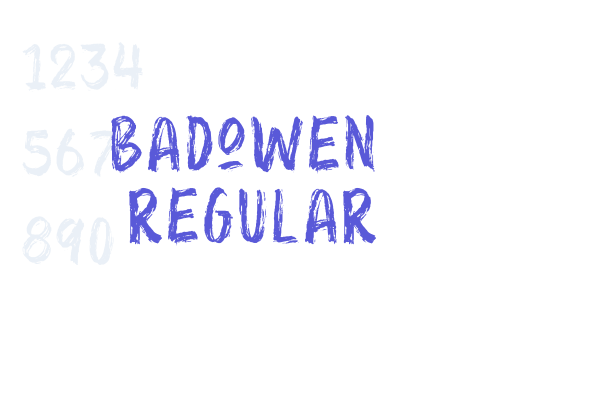 Badowen  Regular