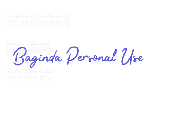 Baginda Personal Use