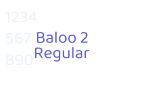 Baloo 2 Regular Font Free [Download Now]