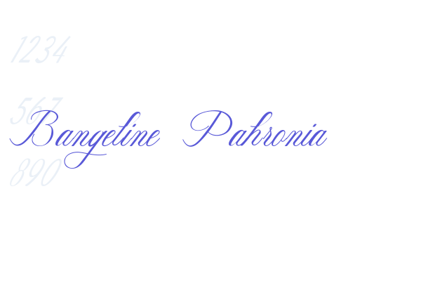 Bangeline Pahronia