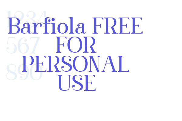 Barfiola FREE FOR PERSONAL USE