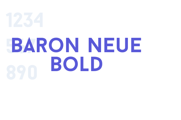 Baron Neue Bold