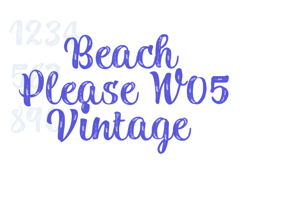 Beach Please W05 Vintage