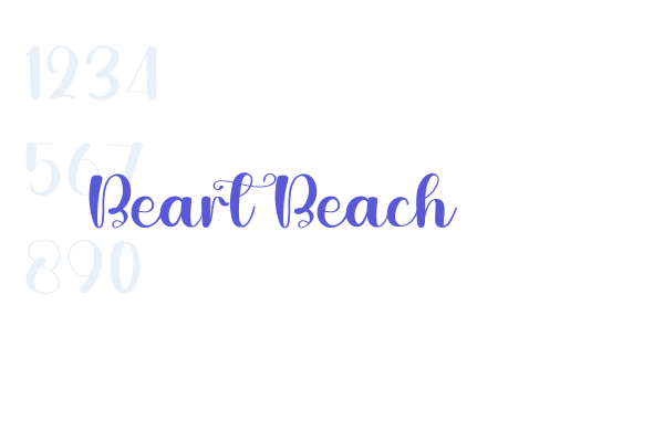 Beart Beach Fonts