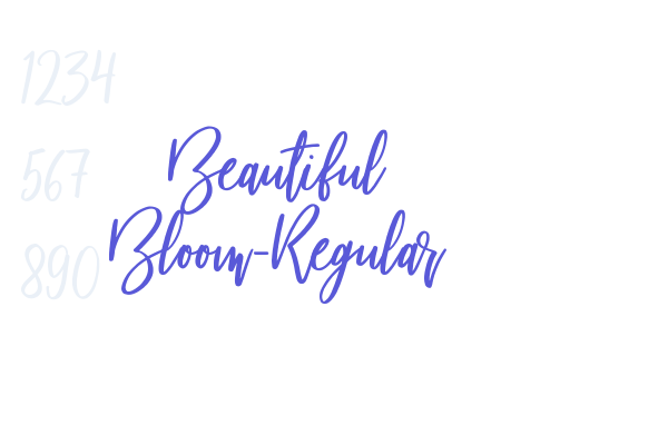 Beautiful Bloom-Regular