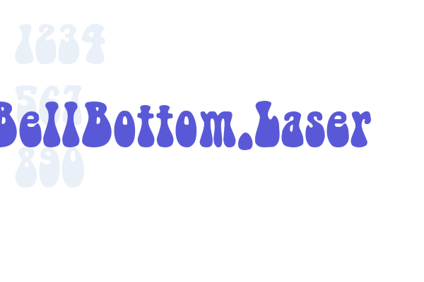 Bell Bottom Laser font