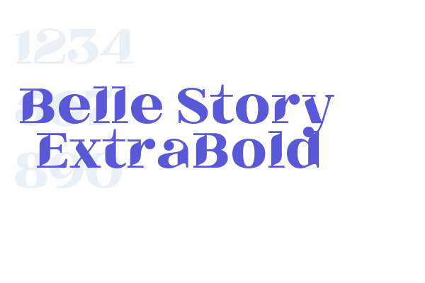 Belle Story ExtraBold