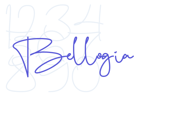 Bellogia font download