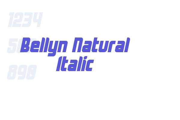 Bellyn Natural Italic