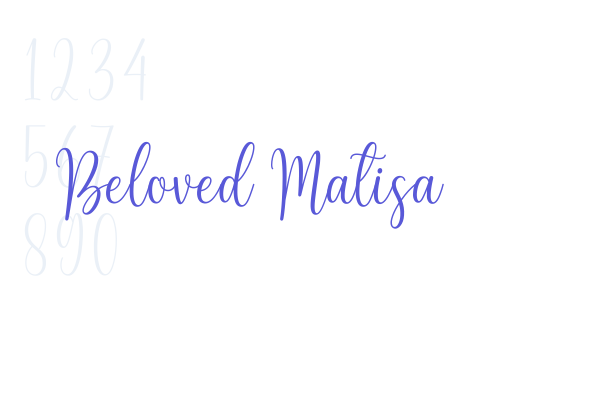Beloved Matisa - Font Free Download