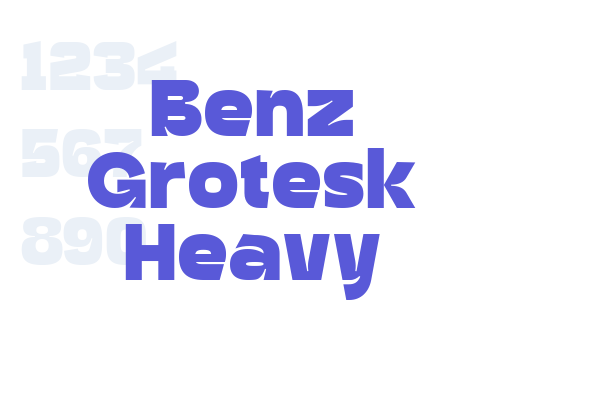 Benz Grotesk Heavy