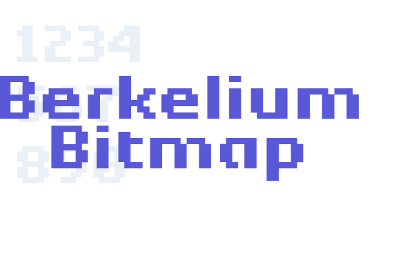 Berkelium Bitmap