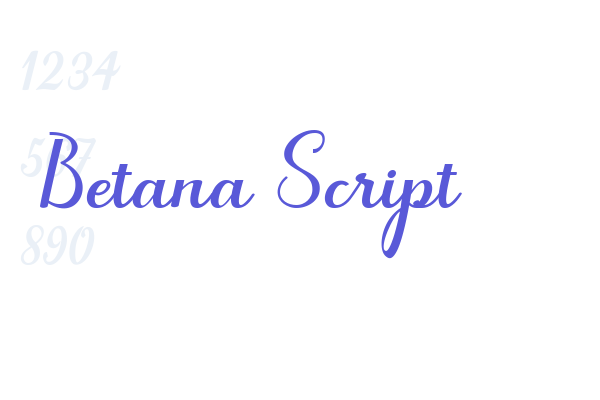 Betana Script