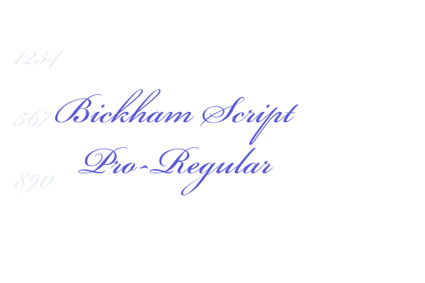 Bickham Script Pro-Regular