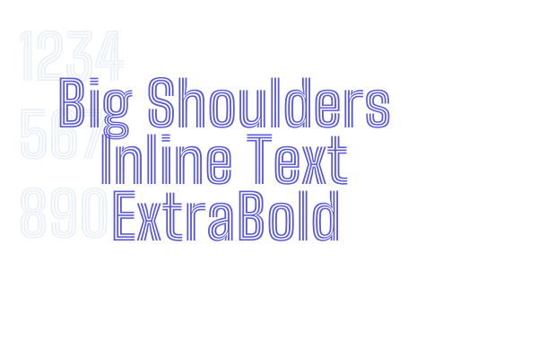 Big Shoulders Inline Text ExtraBold