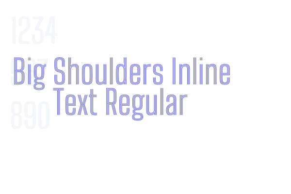 big shoulders text regular font free download