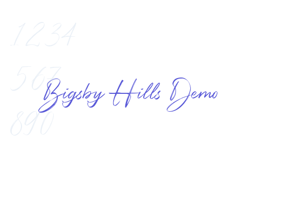 Bigsby Hills Demo