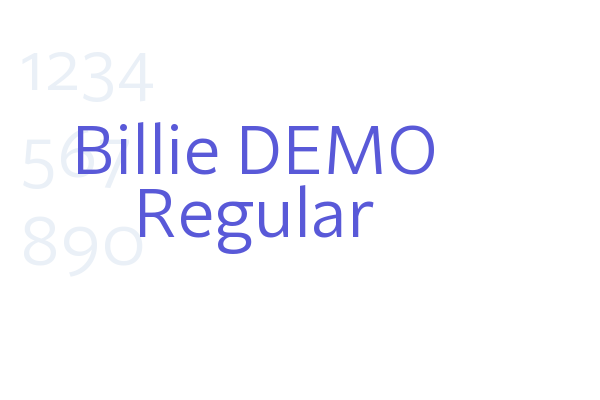 Billie DEMO Regular