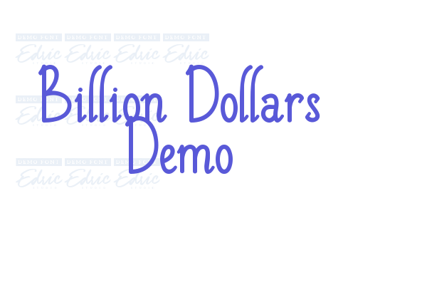 Billion Dollars Demo