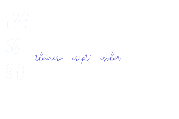 Bitlamero Script-Regular