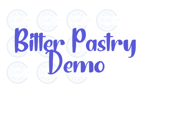 Bitter Pastry Demo