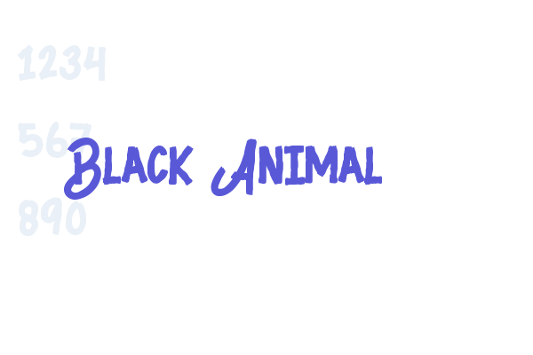 Black Animal