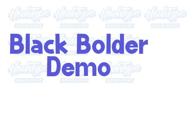 Black Bolder Demo