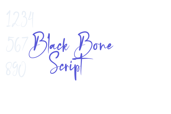 Black Bone Script