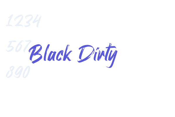 Black Dirty