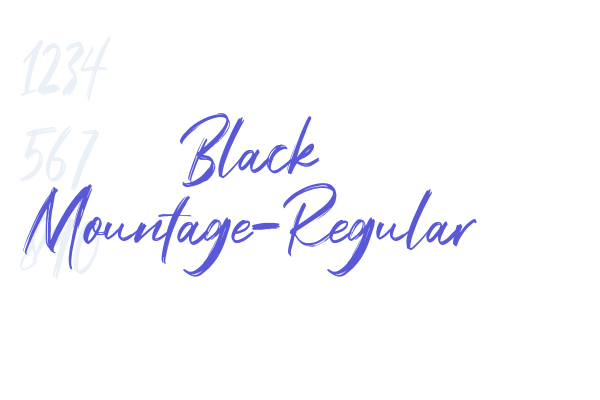 Black Mountage-Regular