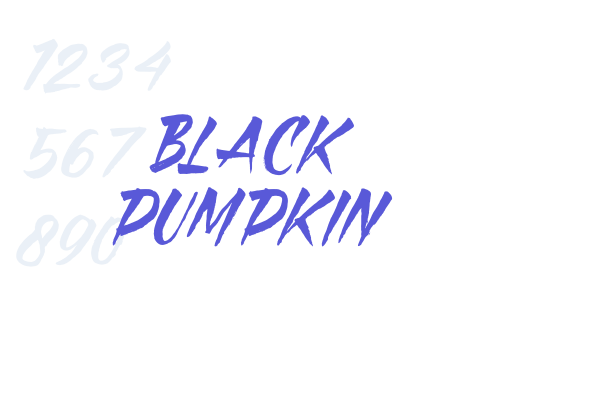 Black Pumpkin