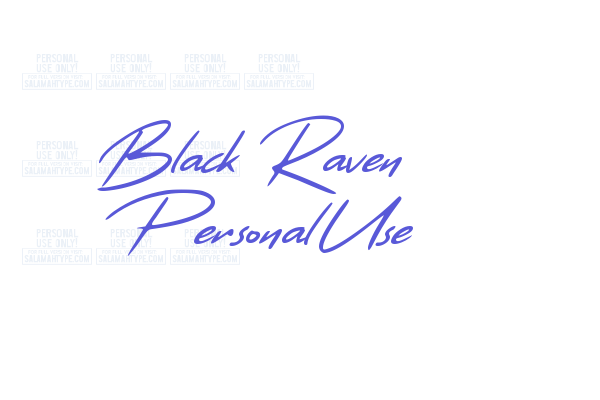 Black Raven Personal Use