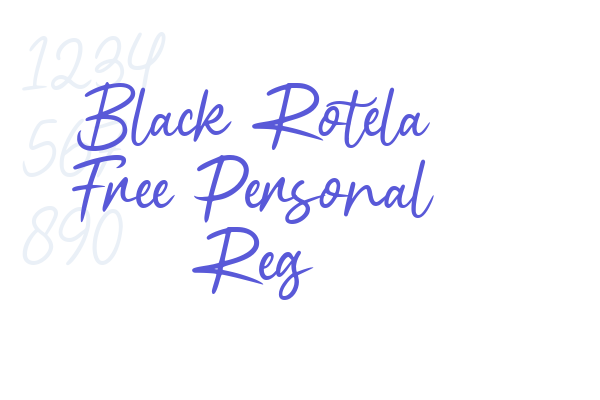 Black Rotela Free Personal Reg