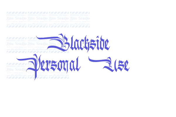 Blackside Personal Use