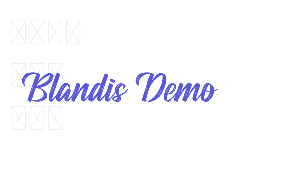 Blandis Demo