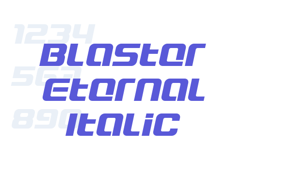 Blaster Eternal Italic