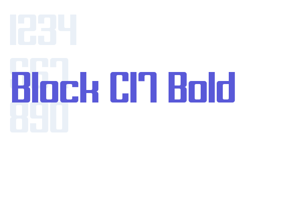 Block C17 Bold