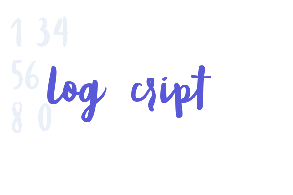 blog script font free download