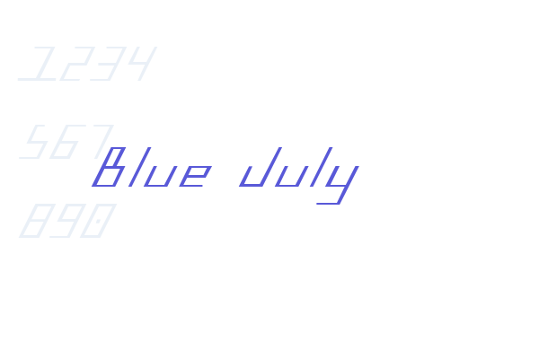 Blue July