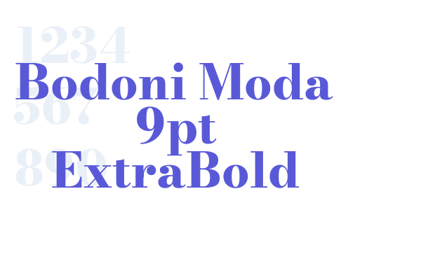 Bodoni Moda 9pt ExtraBold