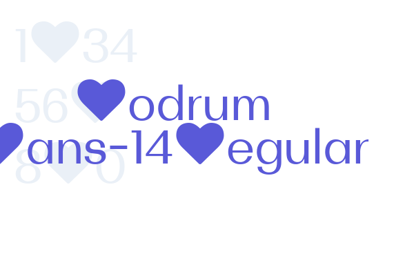 Bodrum Sans-14Regular